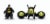 Fisher-Price® Imaginext® DC Super Friends Batman with Jet Pack Toy Perspective: back