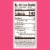 Ghirardelli® Sea Salt Caramel Milk Chocolate Hearts Valentine's Candy Bag Perspective: back