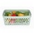 Glad Diamond Storage Basket - Sage Perspective: back