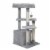 FX070 - Double Level Cat Tree - House Furniture Kittens Activity Tower Pet Play House Perspective: back
