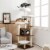 Hooya Imp.& Exp. - Wooden Multi-Layer Cat Tree with Scratch-Resistant Rope Perspective: back
