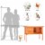 inQ Boutique - 36 Single Deck Waterproof Wooden Chicken Coop - Hen House Pet Animal Cage Perspective: back