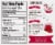Simply Delish Natural Sugar Free Raspberry Jel Dessert Mix Perspective: back