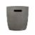Real Flame Riverside Round Propane Tank Cover in Glacier Gray Perspective: back