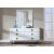 Meridian Furniture Zayne Contemporary Mirror in Rich White Finish Perspective: back