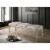 Leatherette and Wood Bench in Pearl White Finish Perspective: back
