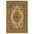 Linon McKinley Mahi Tabriz Power Loomed Polypropylene 8' X 10' Rug in Cream Perspective: back