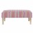 Fagan Bench Pink Stripe Perspective: back