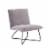 Kelvin Sherpa Grey Chair Perspective: back