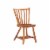 Linon Reedhaven Wood Commercial Grade Set of Two Side Chairs in Medium Oak Brown Perspective: back