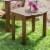 Acorn Finish Adirondack End Table Perspective: back