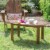 Adirondack Patio Coffee Table in Teak - Linon Perspective: back
