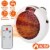 900W Portable Heater Fan Wall Outlet Space Heater Plug-In Heater Perspective: back