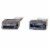 C2G Serial ATA To External Serial ATA Cable 1m Black Perspective: back