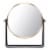 La Crosse Technology Stiles Swivel Metal Clock and Mirror Perspective: back