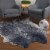 Dalyn Rugs Montana 3'6  x 4'4  Animal Print Fabric Area Rug in Murray Gray Perspective: back