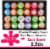 Bath Bombs Gift Set for Women and Men. 24 Luxury Bath Bombs Individually Wrapped Bulk Box. Perspective: back