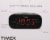 Timex Dual Alarm AM/FM Clock Radio - Black Perspective: back