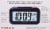 Timex® Portable Battery Operated Alarm Clock with Large Display Perspective: back