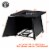 Gymax 30'' Square Gas Fire Pit Table Propane 50,000 BTU Patio Yard w/ Lava Rocks Perspective: back