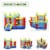 Gymax Inflatable Bounce House Slide Jumping Castle Ball Pit Tunnels Without Blower Perspective: back