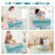 Baby Changing Table Folding Infant Diaper Station Nursery Organizer Storage Perspective: back