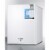 Compact medical all-refrigerator for temperature stable medical storage, with digital ther Perspective: back