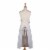 Design Imports 7478A White Bib Apron Perspective: back