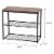 IRIS USA Stackable 3 Level Shoe Storage Bench for Closet, Entryway, or Mud Room Perspective: back