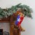 Northlight 18.5  Brown and Red Shadow Texas Flag Cowboy Boot Christmas Stocking Perspective: back