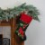 Northlight 20.5 Red and Green Cardinal Embroidered Christmas Stocking Perspective: back