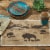 Park Designs Bison Placemat Set - Beige Perspective: back