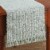 Park Designs Basketweave Table Runner 13X54 Barely Blue Perspective: back