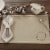 Park Designs Cotton Wreath Placemat Set - Beige Perspective: back