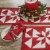 Park Designs Heritage Star Table Runner - 36''L - Red Perspective: back