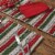 Park Designs Winter Scarf Table Runner - 54''L - Red Perspective: back