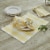 Park Designs Buffalo Check Backed Yellow Placemat - Set of 4 Perspective: back