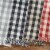 Park Designs Buffalo Check Ruffled Black and Cream Table Runner 13 x 54 Perspective: back