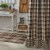 Park Designs Black Buffalo Check Ruffled Shower Curtain 72 x 72 Perspective: back
