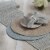 Split P Essex Round Placemat Set - Blue Mist Perspective: back