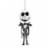 Hallmark Christmas Jack Skellington Ornament Perspective: back