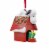 Hallmark Christmas Peanuts® Snoopy on Holiday Doghouse Ornament Perspective: back
