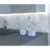 Fancy Bath Outlet Diatomite Quick-Dry Stone Toothbrush Holder in Blue Perspective: back
