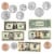 Learning Resources® Double-Sided Magnetic Money Set Perspective: back