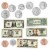 Learning Resources® Double-Sided Magnetic Money Set Perspective: back