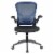 LeisureMod Newton Mesh Office Chair Perspective: back