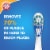Spinbrush Pro+Gum Health Electric Battery Powered Adult Toothbrush Soft Bristles Aids Plaque Removal Perspective: back