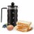 Stainless Steel 4-Cup French Press Coffee Maker with 4 Level Filtration System Perspective: back