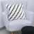 Black and White with Stripes Flannel Throw Blanket and 3 Pillow Cases Perspective: back