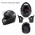AHR Replacement Top Liner and Cheek Pads Kit for Run-F Size M Perspective: back